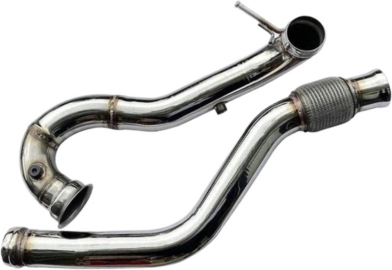 ステンレス製フロントパイプセット スズキTwin (EC22S) ステンレス製